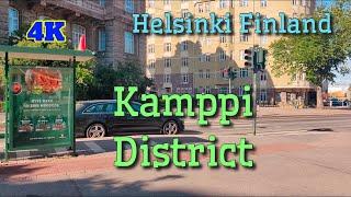 Изучение Камппи самых густонаселенных районов Хельсинки 4K #helsinki #helsinkicity #finland...
