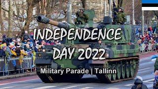 Estonian Independence Day 2022  Military Parade  Freedom Square  Tallinn