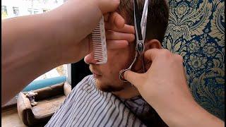 ASMR Simple Messy Haircut. Just Scissors. No Talking No Clippers No Hairdryer.