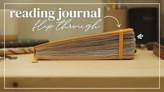 2021 Reading Journal Flip Through all filled up 