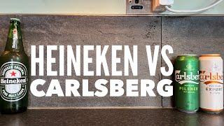 Carlsberg Pilsner Vs Carlsberg Export Pilsner Vs Heineken Pure Malt Lager