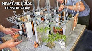 ¿Cómo construir una casa? -  How to build a modern house explained step by step  Miniature Bricks