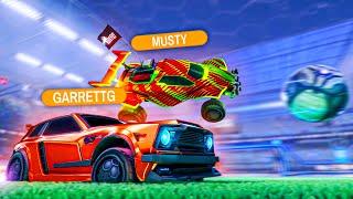 Me and Musty take on Rocket League pros  SUPERSONIC Legend 3s