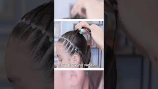 Peinados para niñas con elásticos #hairstyle #peinadosparaniñas #hair #peinadosfaciles #braid