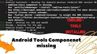 cmdline-tools installing  Android Tools Componenet missing  For Windows