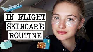 Simple In-Flight Skincare Routine  Model Travel Tips For Hydrated & Glowy Skin  Sanne Vloet