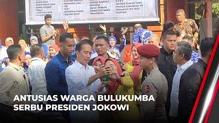 Berkunjung ke Bulukumba Presiden Jokowi Diserbu Warga  OneNews Update