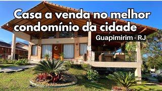 VENDIDA Linda casa a venda no melhor condomínio de Guapimirim -  RJ Condomínio com cachoeira