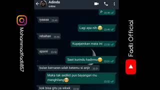 Prank Perdana  Teman cewe sampai baper  Pakai lirik lagu Lyla  Chat WhatsApp