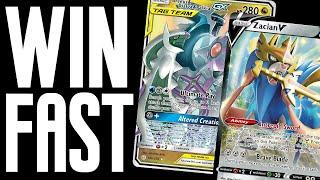 Win Games FAST with Arceus Dialga & Palkia GX