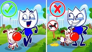 Max the Rule Breaker Determined to Break Every Rule in the World  Hilarious Cartoon Compilation