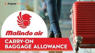 Malindo Air -Batik Air Carry on Baggage allowance - Size Weight Free Allowance of Cabin Bag