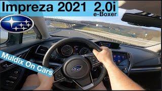 Subaru Impreza 2.0i e-Boxer POV Test Drive + Acceleration 0-200 kmh