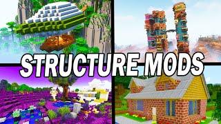 29 AMAZING Minecraft Structure & Dungeon Mods Forge & Fabric