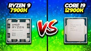 Intel i9 12900k vs AMD Ryzen 9 7900x ️ In-Depth CPU Comparison 2024