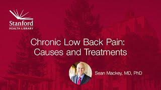 Stanford Hospitals Dr. Sean Mackey on Chronic Low Back Pain