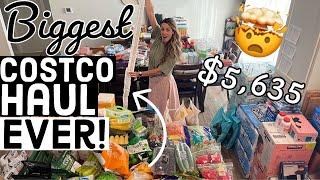  *ENORMOUS* $5K COSTCO HAUL Large Family Grocery Haul MOM OF 5