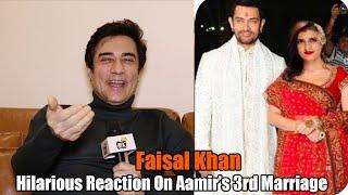 Faisal Khan Laughs On Aamir Khans 3rd Marriage to Sana Fatima Shaikh  Latest Reaction