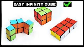 DIY - Paper Infinity CUBE  How to Make an Easy INFINITY CUBE