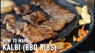 How to Make Korean BBQ Ribs Kalbi