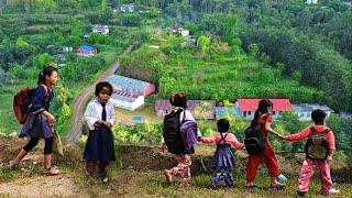 Nepali Village School  Education System in Village  BijayaLimbu