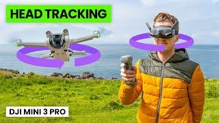 DJI MINI 3 PRO  HEAD TRACKING With Goggles and Motion 2 Demonstration