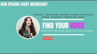 Breathing Support Vocal Range Vibrato and more