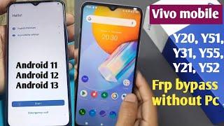 Vivo mobile frp bypass Android 11-12-13  VIVO Y51-Y20-Y21-Y31-Y55 remove google account without pc