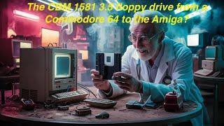 The CBM 1581 3.5 floppy drive from a Commodore 64128 to the Amiga?