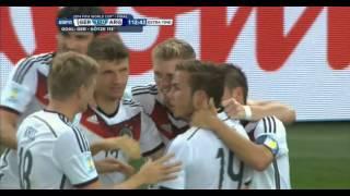 Mario Götze Germany vs Argentina 2014 FIFA World Cup Goal.