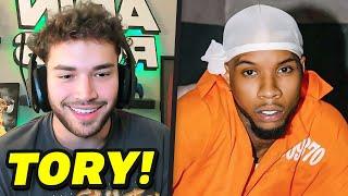 Adin Ross Calls Tory Lanez on Stream..