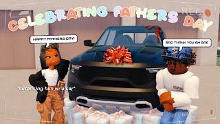 CELEBRATING FATHERS DAY *I bought HIM a TRUCK*  BERRY AVENUE ROLEPLAY *Roblox Rp*