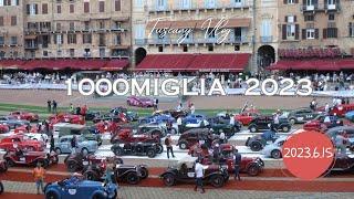 Mille Miglia 2023 Classic Car Rally Siena in Tuscany Italy  2023.6.15