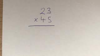 How to multiply using the column method