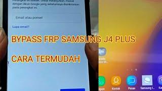 bypass frp samsung j4 plus termudah tanpa pc