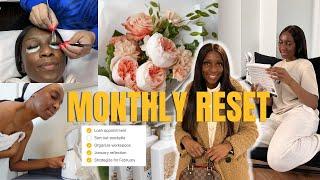 Productive MONTHLY RESET ROUTINE  Get Ready With Me For A Productive New Month