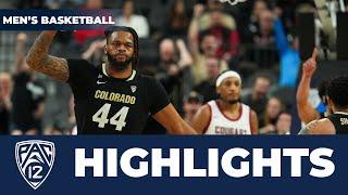 Colorado vs. Washington State  2024 Pac-12 Mens Basketball Tournament Highlights