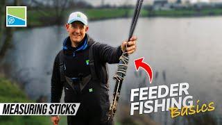 Feeder Fishing Basics  Using Measuring Sticks  Lee Kerry
