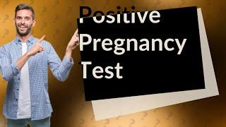 Will a pregnancy test be positive during a miscarriage?