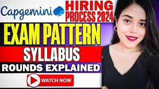  CAPGEMINI HIRING PROCESS EXPLAINED  EXAM PATTERN  SYLLABUS TOPICS  APPLY NOW 