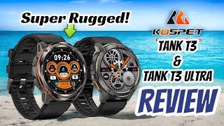 The Ultimate RUGGED and Affordable smartwatches in 2024 - KOSPET TANK T3 ULTRA and KOSPET TANK T3