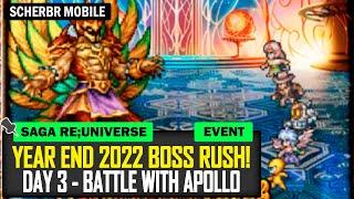 Boss Rush 2022 Day 3 Battle with Apollo  - Romancing SaGa reUniverSe