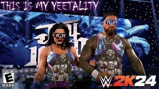 WWE2K24 Jey Uso & Rhea Ripley New Entrance  This Is My YEETALITY