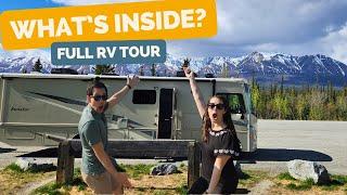 Full RV Tour Full Time RV Living in our Winnebago