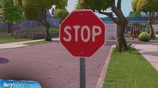 All Stop Sign Locations Guide - Fortnite Road Trip Mission