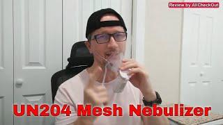 Ultrasonic Medical Mesh Nebulizer Model UN204 UN-204 - Personal Inhaler Atomizer QUICK REVIEW