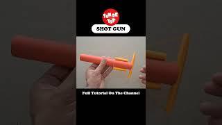DIY - How to make a paper gun that shoots bullets - Origami #shorts #gun #papercraft