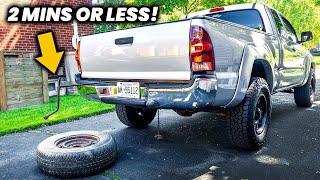 How To Remove The Spare Tire In A 2nd Or 3rd Gen Tacoma
