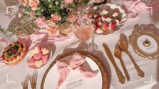 How to Host a Party  Coquette Galentines Day