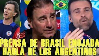 PERIODISTA BRASILEÑO ENOJADO DICE UNA VERDAD INCOMODA SOBRE LOS ARGENTINOS BRASIL VS COLOMBIA